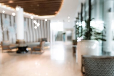 soyut bulanıklık ve otel lobisinde defocus 