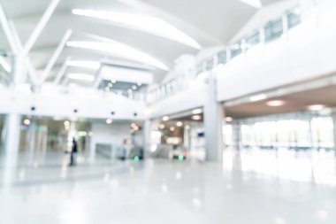 soyut bulanıklık ve boş ofis binası ile cam defocused 