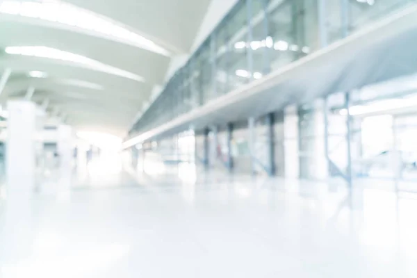 Abstract blur and defocused in empty train station or airport wi — Stock Photo, Image