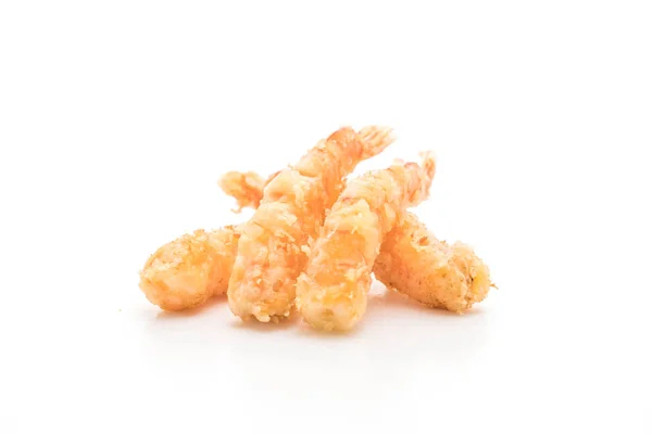 Camarones tempura sobre fondo blanco — Foto de Stock