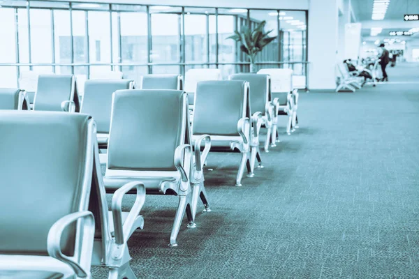 Assento vazio no aeroporto — Fotografia de Stock