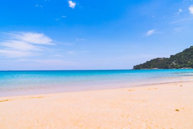 Güzel tropikal plaj ve deniz paradise Island 