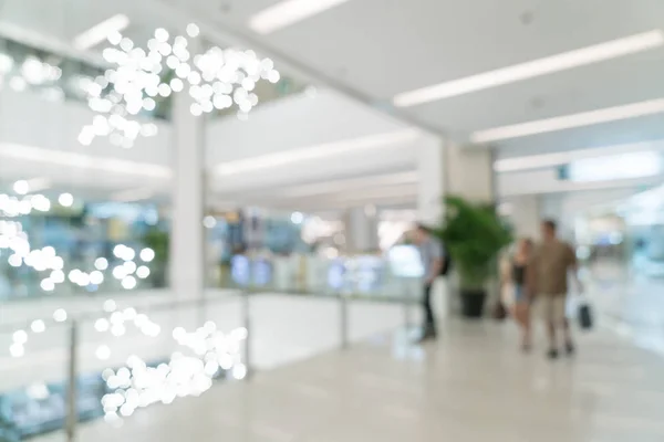 Abstract blur in luxury shopping mall — Stock Photo, Image