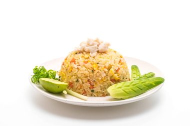 Yengeç kızarmış pilav