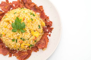 pastırmalı kızarmış pilav