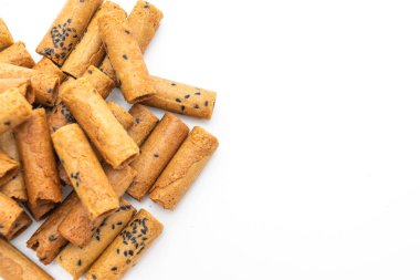 Taylandlı çıtır Hindistan cevizi rulo