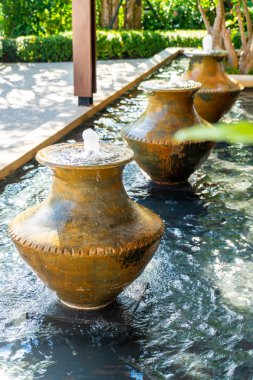 Çeşme kavanoza dekorasyon 