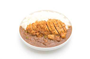 pirinç Köri soslu kızarmış pirzola domuz eti