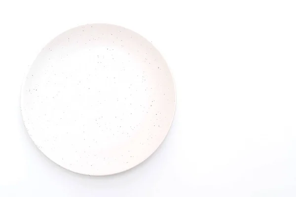 접시와 그릇 흰색 배경에 고립 — 스톡 사진