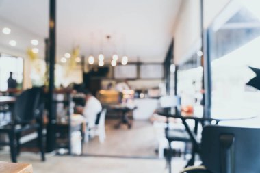 soyut bulanıklık ve arka plan için kahve dükkanı kafede defocused