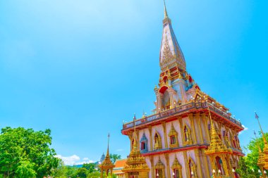 Phuket Chaitararam tapınağında güzel mimari