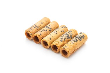 Taylandlı çıtır Hindistan cevizi rulo