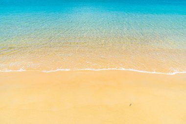 Güzel tropikal plaj ve deniz paradise Island 