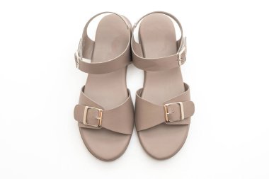 kadın deri sandalet