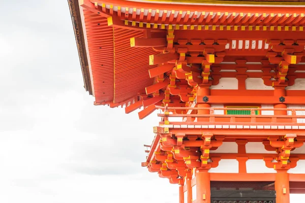 Gyönyörű építészeti Kiyomizu-dera Temple Kyoto,. — Stock Fotó