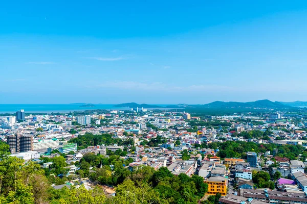 Skyline Van Stad Van Phuket Belde Hill Phuket Thailand — Stockfoto