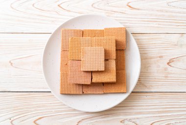 çikolata krema ile çikolata lı gofret