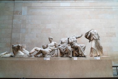 Londra / İngiltere - 2 SEP 2019: Londra 'daki British Museum, İngiltere