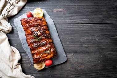 Izgara Barbekü kaburga domuz