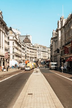 Londra - Sep 2 2019: Londra 'da Regent' s Street, Uk. Adı buydu.
