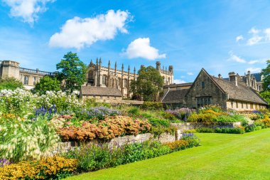 Oxford'da Savaş Anıtı Bahçeli Christ Church, İngiltere