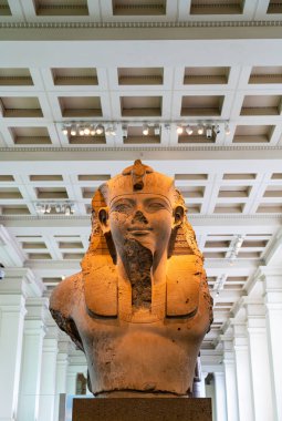 Londra / İngiltere - 2 SEP 2019: Londra 'daki British Museum, İngiltere