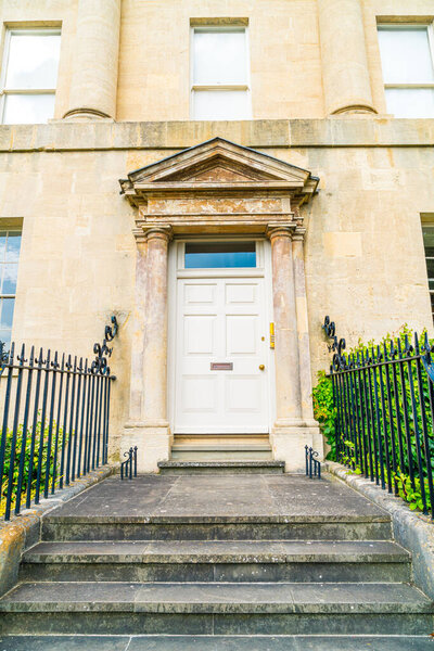 Знаменитый королевский полумесяц в бане Somerset England UK
