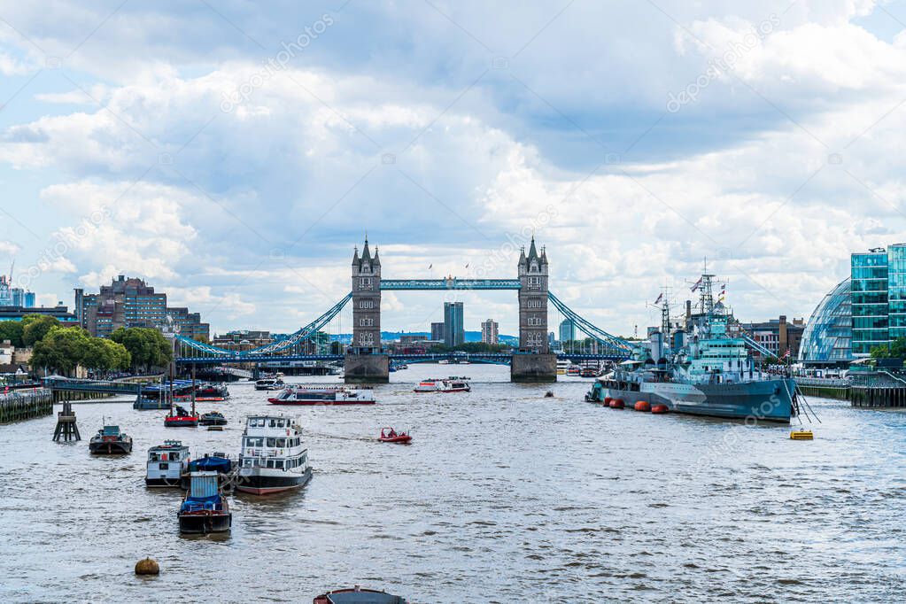 London City with Tower Bridge