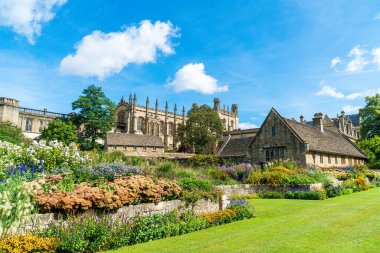 Oxford'da Savaş Anıtı Bahçeli Christ Church, İngiltere