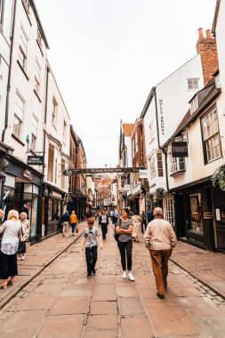 York, Yorkshire, İngiltere - 3. Sezon 2019: Stonegate Caddesi 