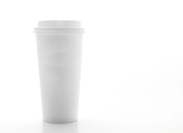 Coupe en papier de café à emporter — Photo