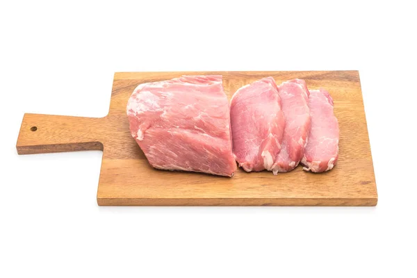 Fresh pork raw fillet — Stock Photo, Image