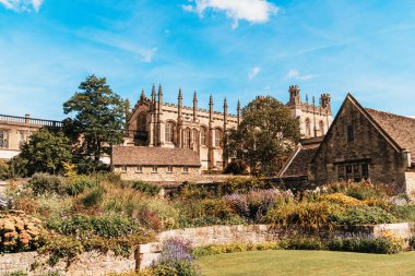 Oxford'da Savaş Anıtı Bahçeli Christ Church, İngiltere