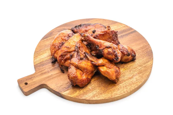 Pollo grigliato e barbecue — Foto Stock