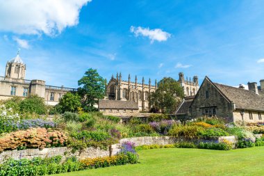 Oxford'da Savaş Anıtı Bahçeli Christ Church, İngiltere