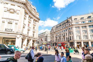 Londra, İngiltere -2 Eylül 2019: Oxfo 'nun ünlü Oxford Sirki