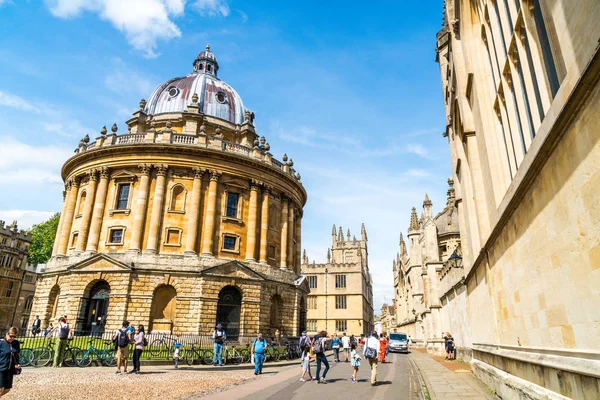 Oxford, Uk - 29. srpna 2019: Radcliffe Camera, Bodleian Library, O — Stock fotografie