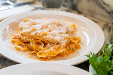 fettuccine, nduja, mascarpone ve limon