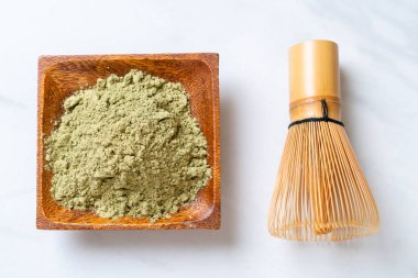 Çeşmeli kibrit yeşil çay tozu