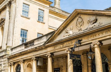 Bath, İngiltere 'deki Roma hamamlarının işareti.