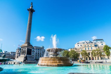 Londra - Uk, Trafalgar Meydanı, Sep 1, 2019. Trafalgar Meydanı 