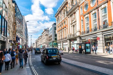 Londra, İngiltere -2 Eylül 2019: Oxfo 'nun ünlü Oxford Sirki