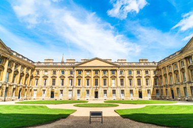 Oxford'daki Güzel Mimari Christ Church Katedrali, İngiltere 