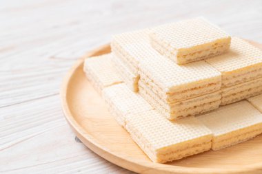 krema ile süt gofret