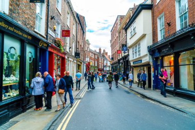 York, Yorkshire, İngiltere - 3. Sezon 2019: Stonegate Caddesi 