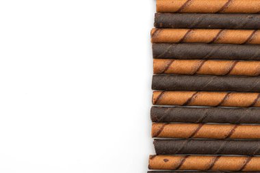 çikolatalı gofret çubuk rulo