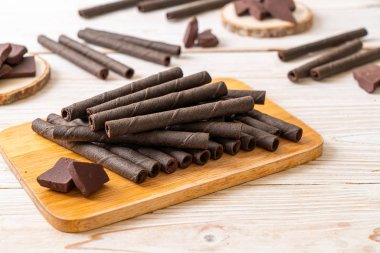 çikolata gofret sopa rulo