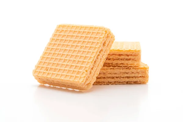 Wafer biscuit with orange cream — Stock Photo, Image