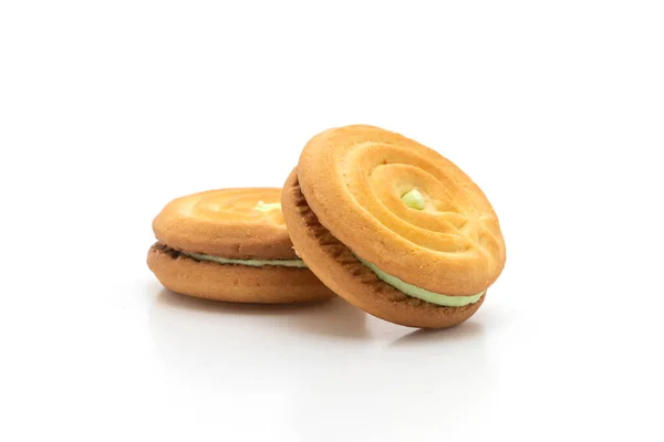 Biscuits à la crème de pandan — Photo