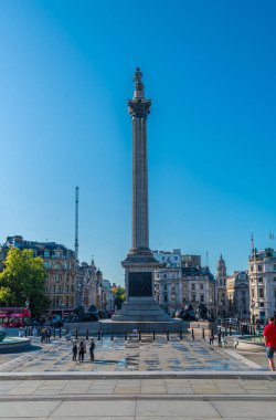 Londra - Uk, Trafalgar Meydanı, Sep 1, 2019. Trafalgar Meydanı 
